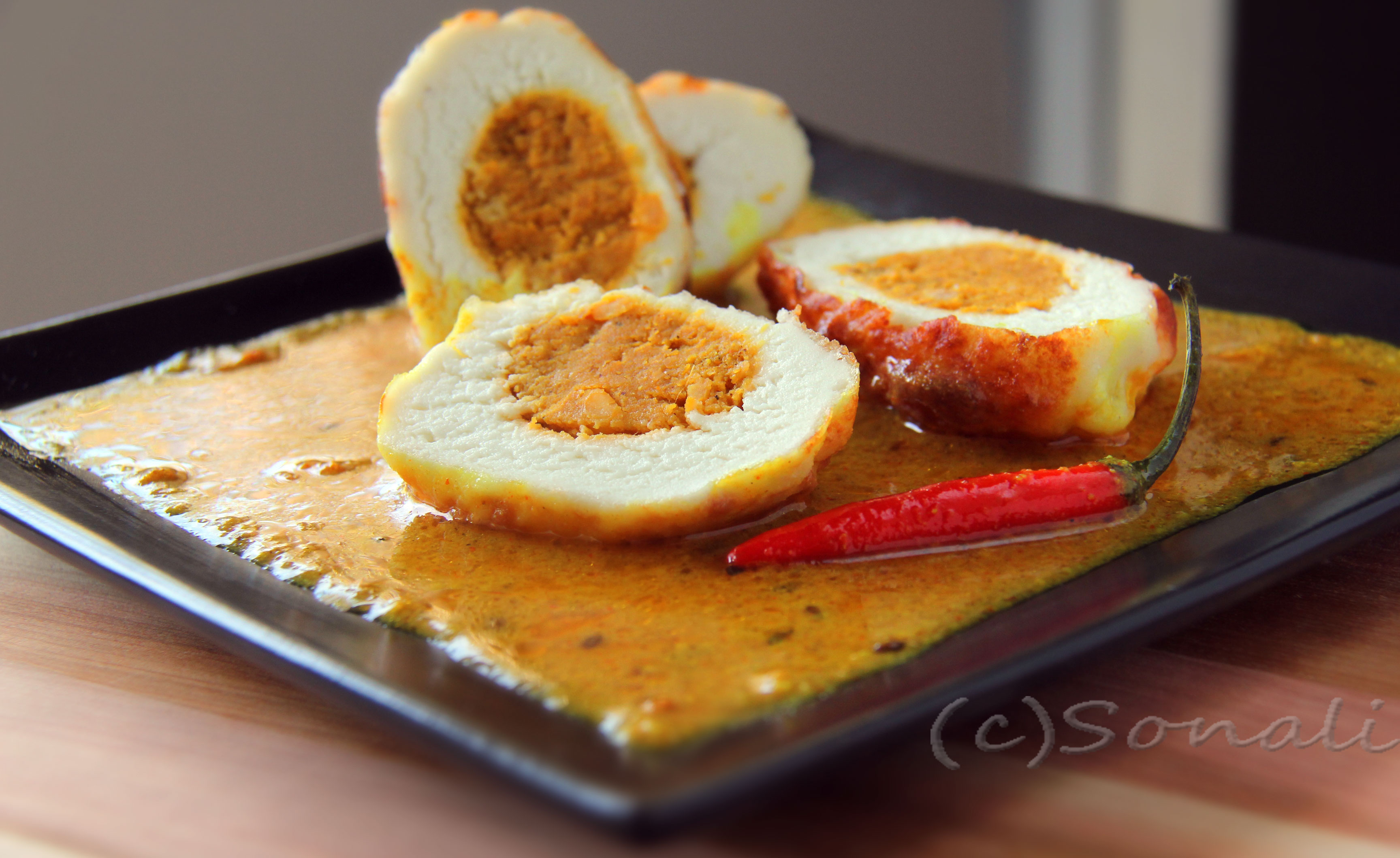 Image result for eggless egg curry